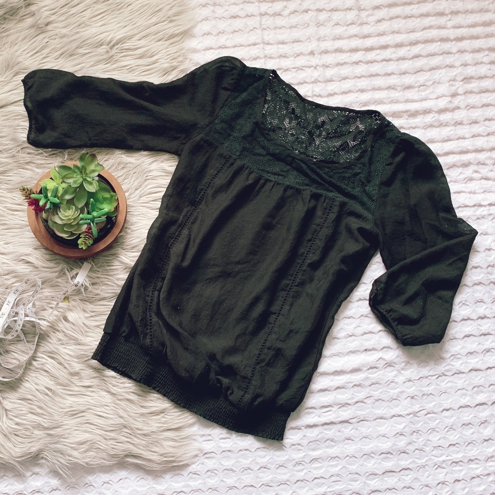 Express 3/4 Sleeve Shirt Top